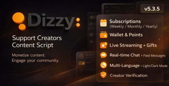 dizzy v5.4.2 Nulled - Support Creators Content Script