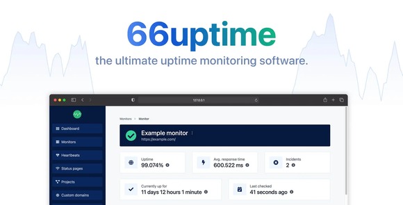 66Uptime v55.0.0 Nulled - Uptime and Cronjob Monitoring Tool PHP Script