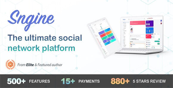 Sngine v4.3 Nulled - The Ultimate PHP Social Network Platform Script