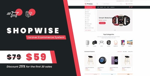 Shopwise v1.41.1 Nulled - Laravel Ecommerce Multilingual System PHP Script